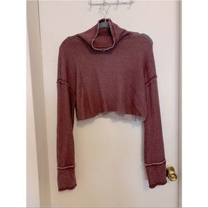 Out from Under (Urban Outfitters) Cropped Turtleneck